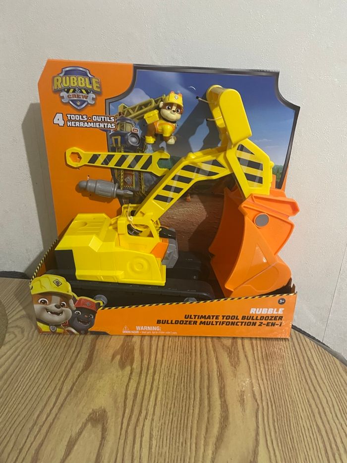 Pat Patrouille Bulldozer multifonction 2 en 1 neuf