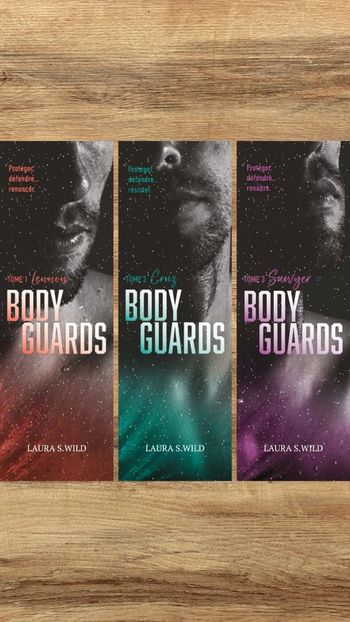Marque page Bodyguards tome 1 à 5