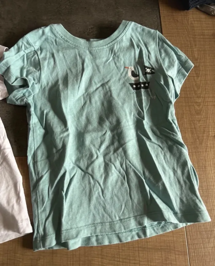Lot de 2 t-shirt manches courtes bébé garçon lupilu, 12-24 mois - photo numéro 3