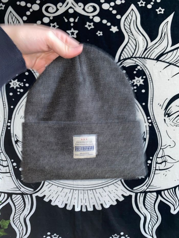 Bonnet gris - photo numéro 2