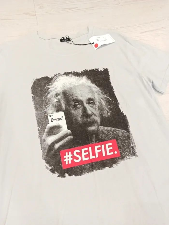 Tee shirt gris Einstein homme xxl - photo numéro 2