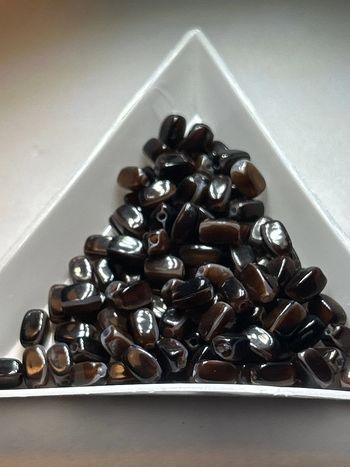 A311, 100 perles anciennes verre, broderie ou bijoux