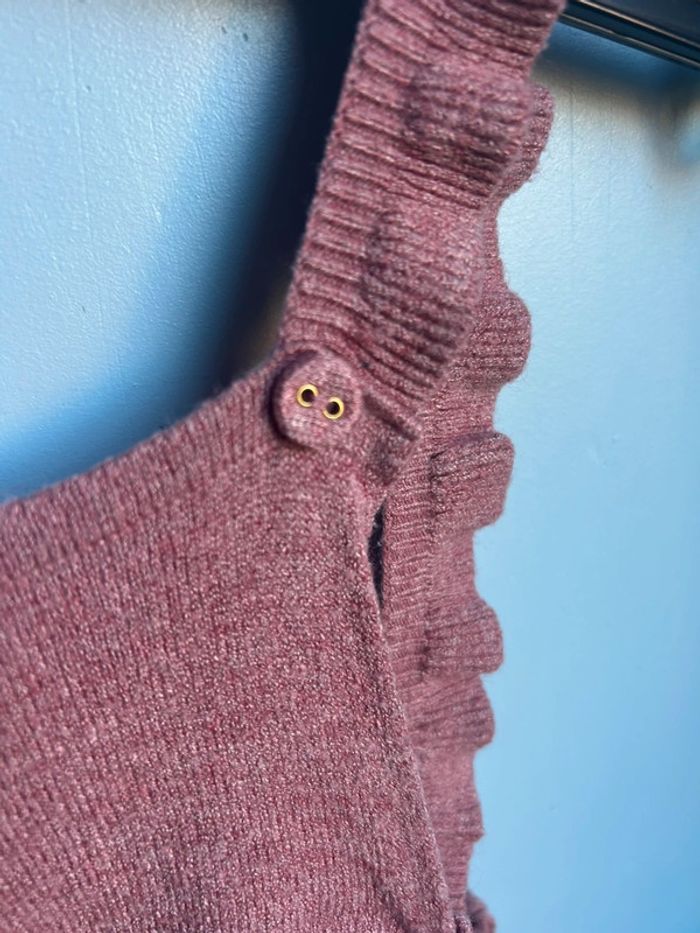 Robe à bretelles , imitation laine , 6 mois - photo numéro 3