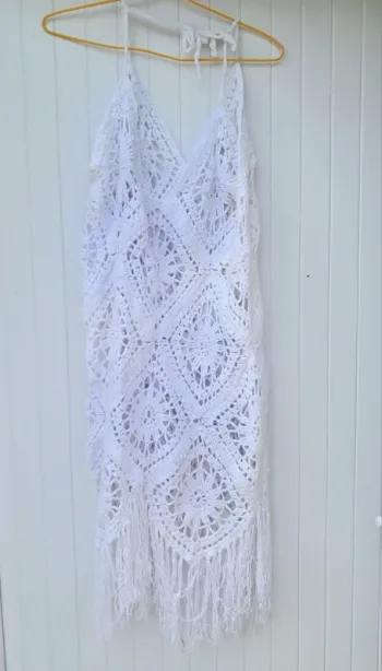 Robe crochet Fait main t36