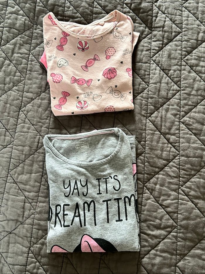 Lot de 2 pyjamas shorts petite fille