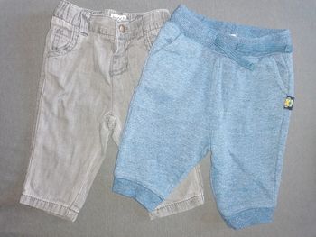 Lot de 2 pantalons 3mois