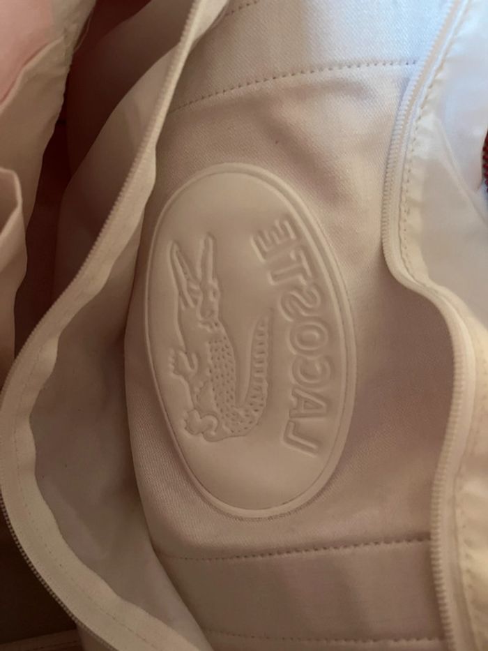 Sac à mains bordeaux Lacoste - photo numéro 5