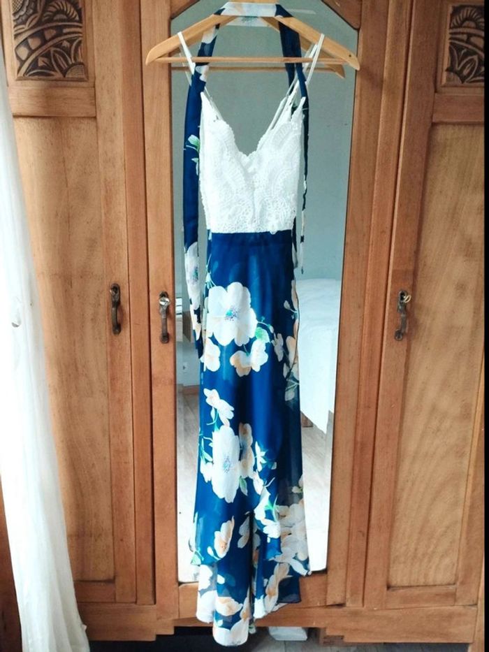 Robe longue asymétrique - S = XS - Parfait État - photo numéro 6