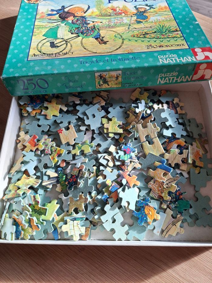 Puzzle Nathan Miss Petticoat vintage année 1979 made in France - photo numéro 7