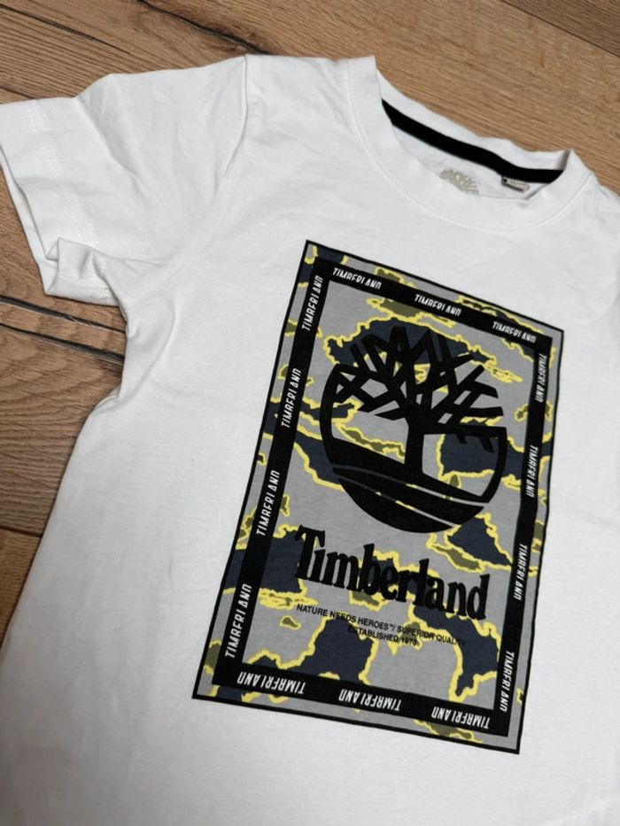 Tee-shirt garçon Timberland camouflage 5 ans - photo numéro 2