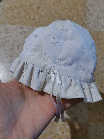 Bonnet bébé blanc