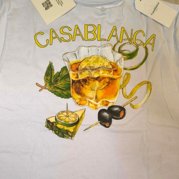 T shirt Casablanca paris tennis club blanc neuf - XL - photo numéro 7