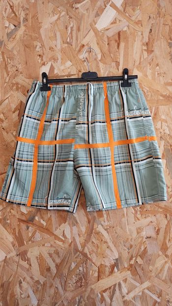 Maillot short vert orange
