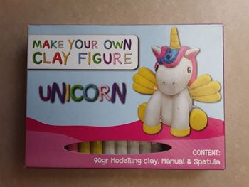 Fabrique ta licorne en pâte à modeler kit NEUF