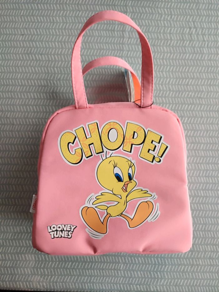 Sac à goûter rose fille - Looney tunes - neuf avec étiquette - photo numéro 2