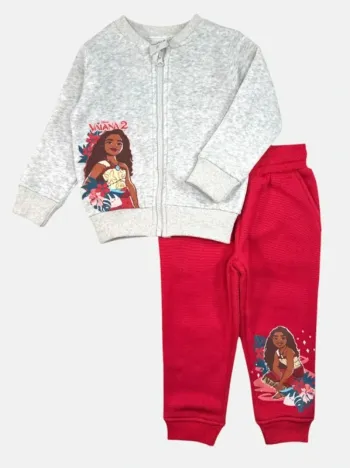 Ensemble Vaiana jogging survêtement veste zip pantalon 2 ans neuf