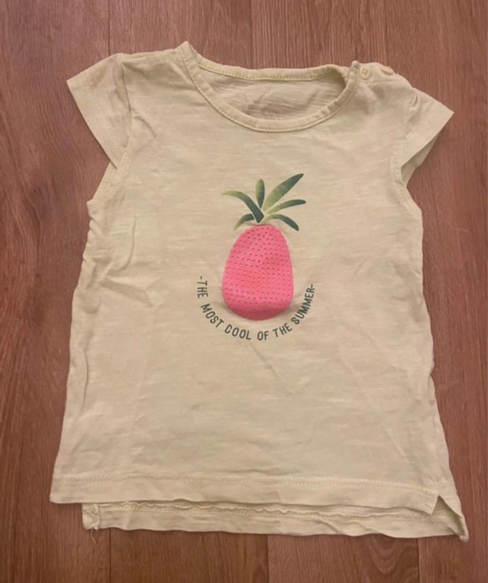 Lot de 2 t-shirt coloré 6/9M - photo numéro 5