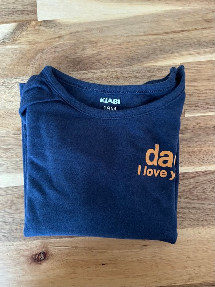 T-shirt ML Kiabi 18 mois
