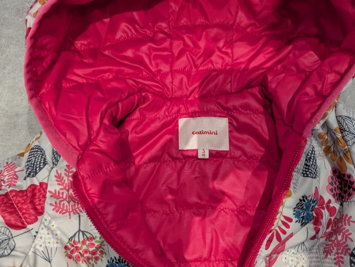 Blouson fushia catimini  3 ans - photo numéro 3