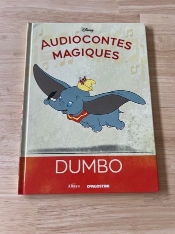 Livre Disney Audiocontes Magiques n°5 – Dumbo – Bon État (Sans Figurines)