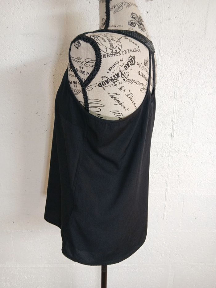 🖤 Débardeur noir à sequins Cache-Cache Taille 3 Très bon état - photo numéro 7