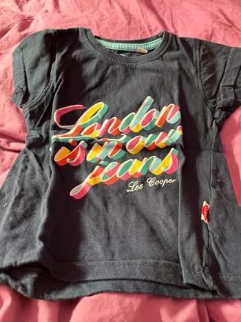T shirt manches longues fille 3 ans lee cooper
