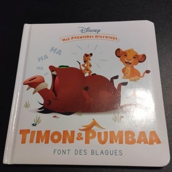 Livre enfant Disney mes premières histoires Timon et Pumbaa le roi lion