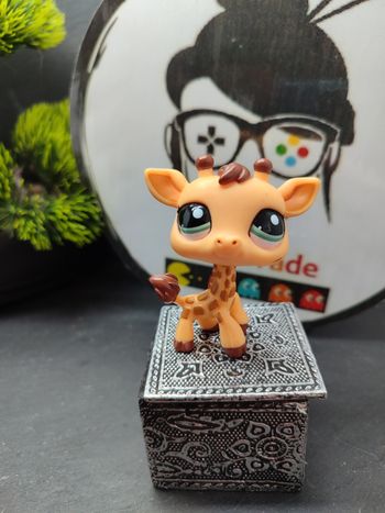 Lps01259 Littlest Petshop Pet Shop LPS Authentique Hasbro Girafe Giraffe 2049