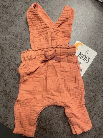 Salopette gaz de coton