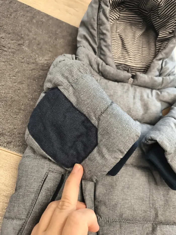 Manteau intérieur polaire garçon 6 mois obaibi et - photo numéro 2