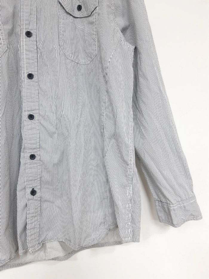 Chemise manches longues rayée XXL - photo numéro 3