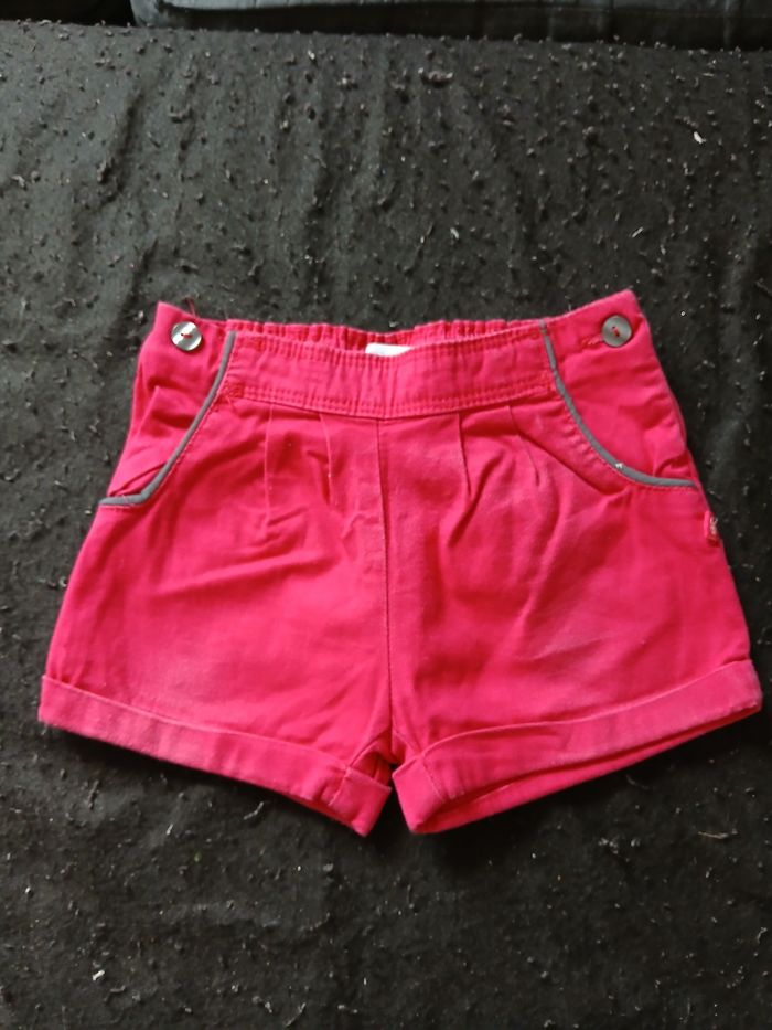 Ensemble été short/haut 12 mois fille - photo numéro 2