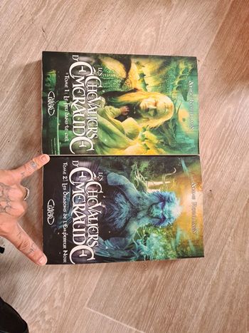 Lots de 2 tome les chevaliers d'émeraude