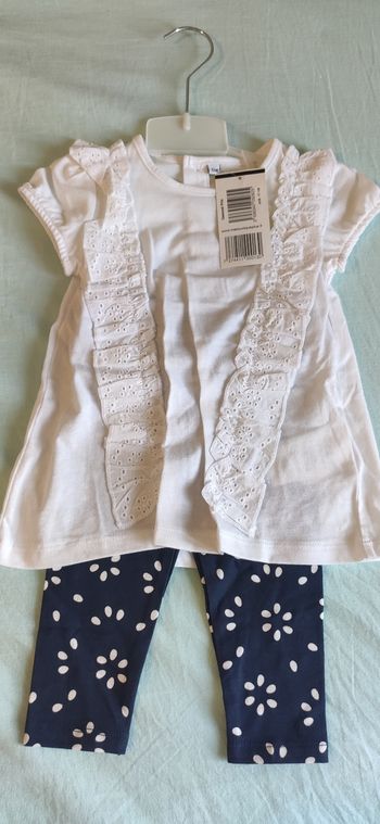 Ensemble bébé fille 12 mois neuf