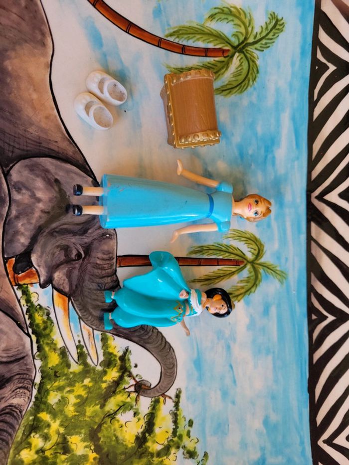 Jouet lot disney figurine péter pan jasmins