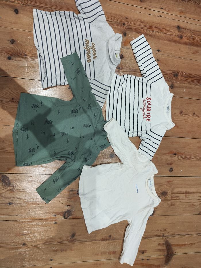Lot 4 Tee shirt taille 9 mois. - photo numéro 4