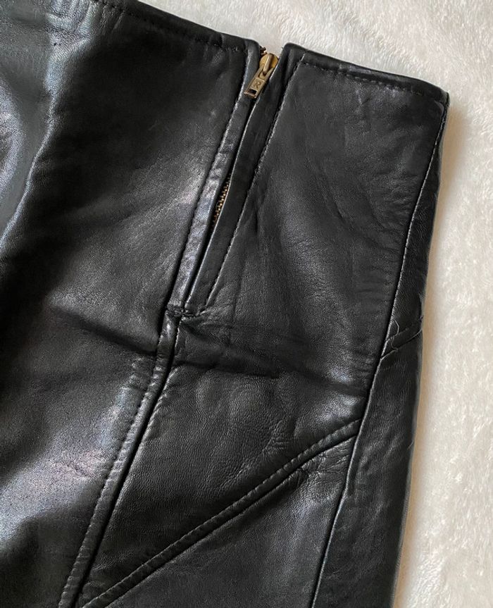 Jupe En Cuir Taille 36 - photo numéro 2