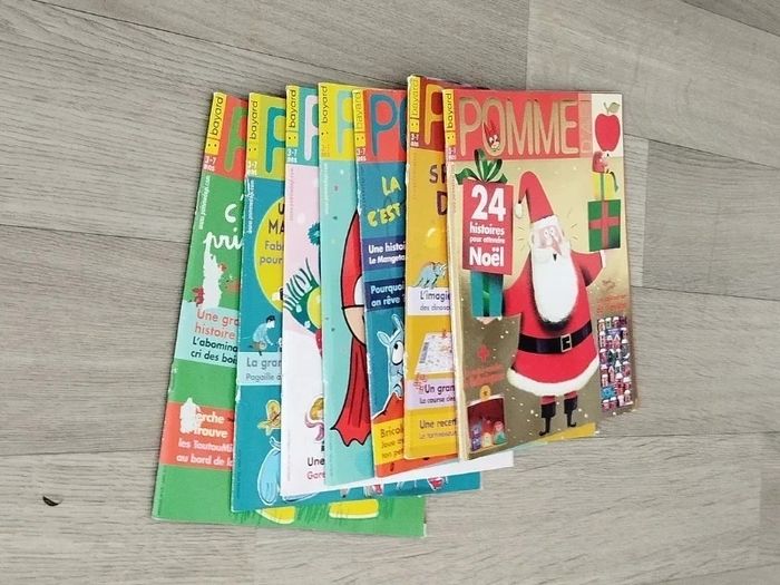 Lot de 7 magazines Pomme d’Api année 2018 L017  7582875677 - photo numéro 3