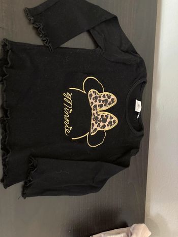 Tee shirt manches longues fille minnie