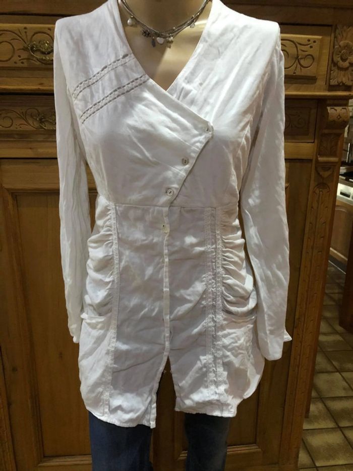 Blouse blanche Mais il est où le soleil