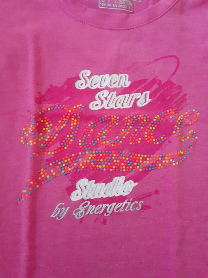 Lot 2 T-shirt fille manches courtes 4 ans - photo numéro 5