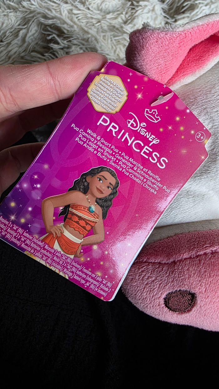 Peluche interactive disney princesse vaiana moana pua disneyland paris disney store - photo numéro 5