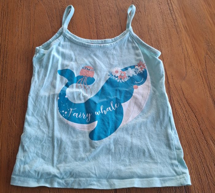 🐳 Débardeur bleu “Fairy whale”
