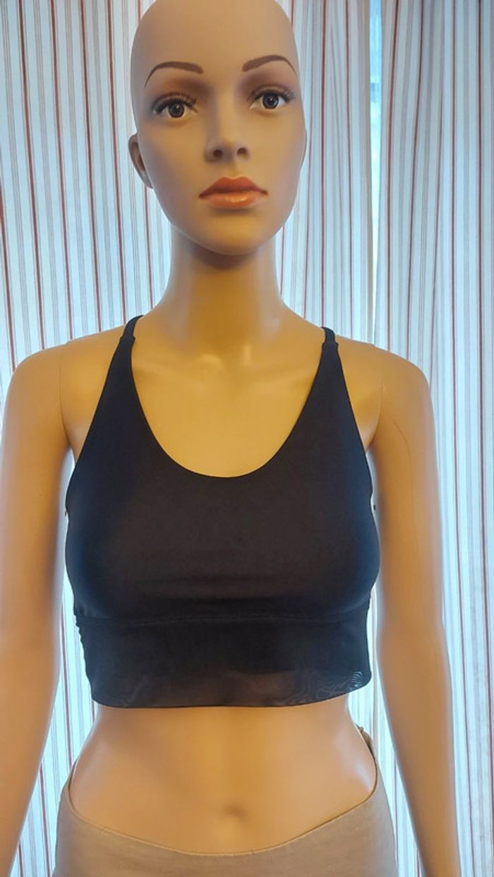Brassiere de sport noire Decathlon eu/fr 38 - photo numéro 7