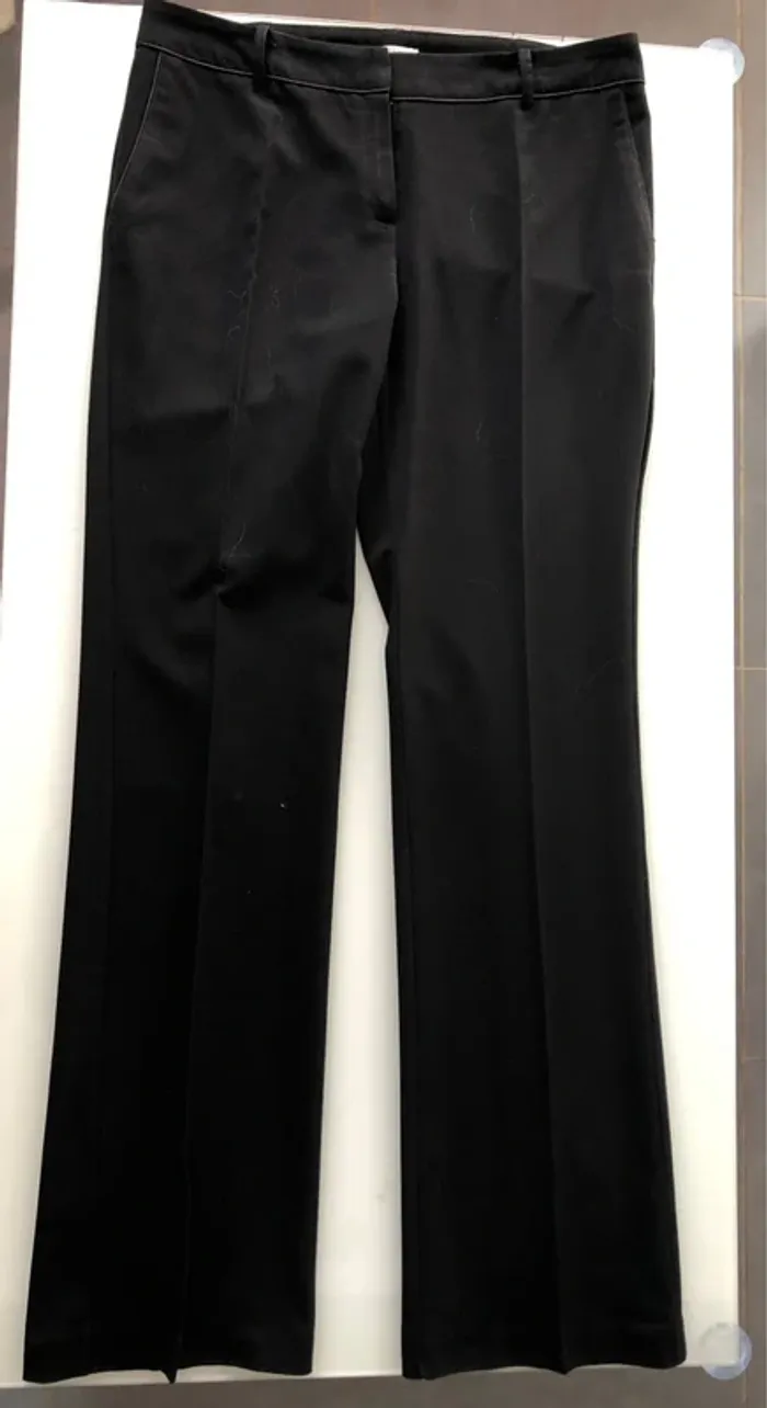 Pantalon tailleur noir