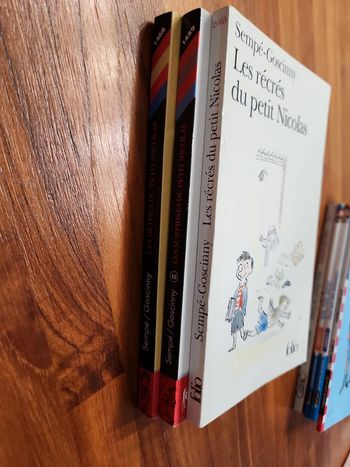 Lot de 3 livres : les betises du petit Nicolas