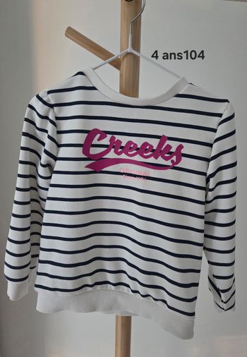 Pull creeks 4 ans fille