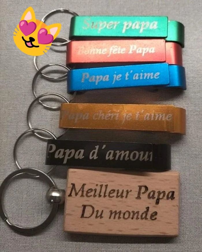 Porte clé papa
