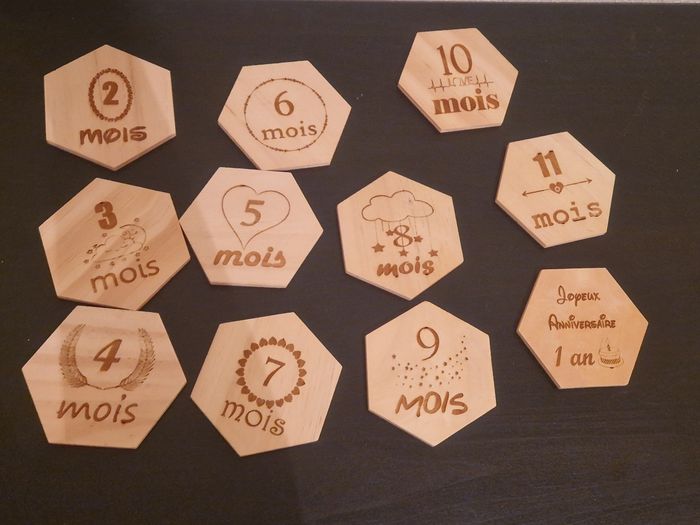 Cartes etapes bébé