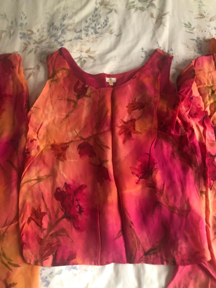 Ensemble 3 pièces  fuchsia et corail - photo numéro 5